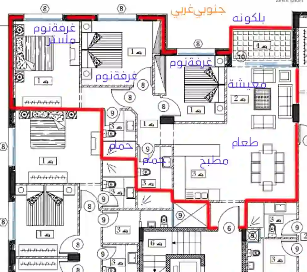 للايجار الرابيه شقة - Image 9