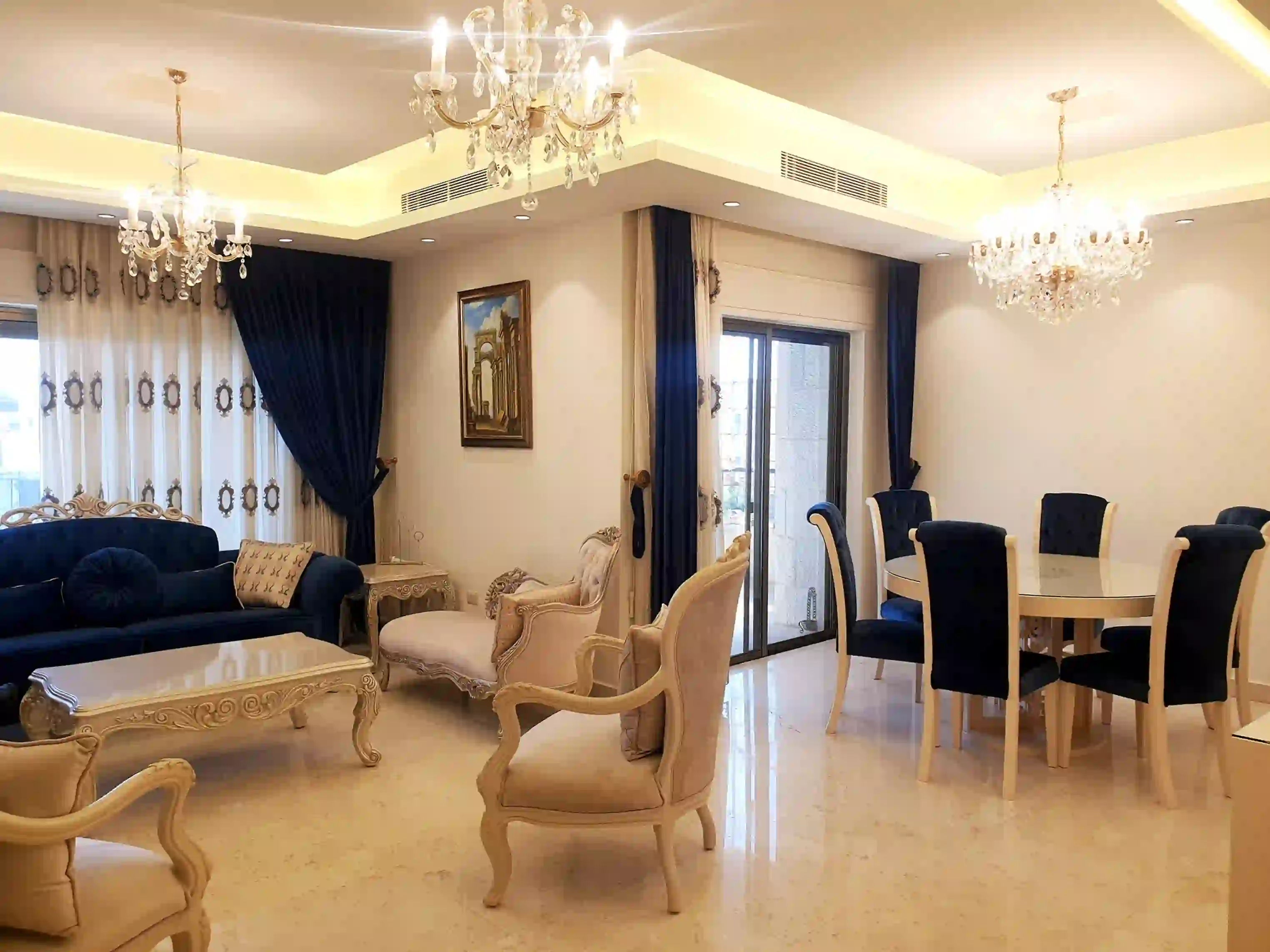 للايجار عبدون شقة