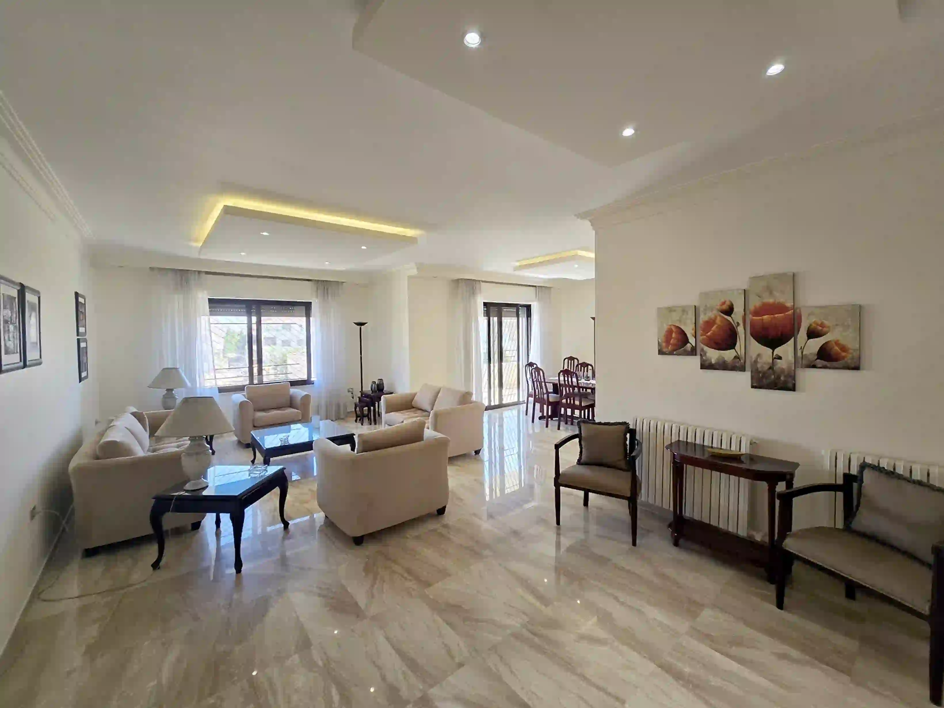 للايجار عبدون شقة