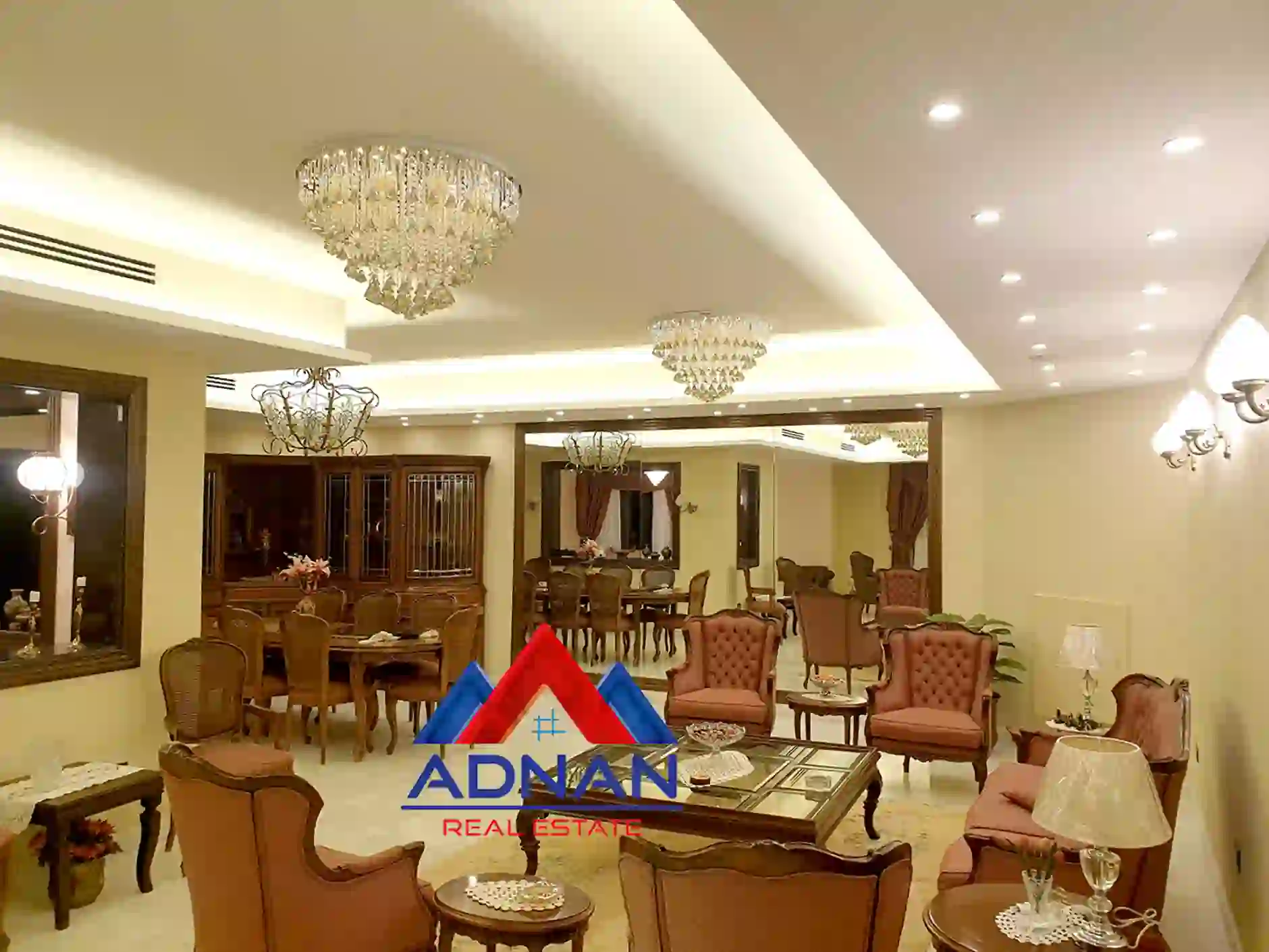 عمان عبدون مفروش 5-غرف النوم 400-م مربع فيلا للايجار 2