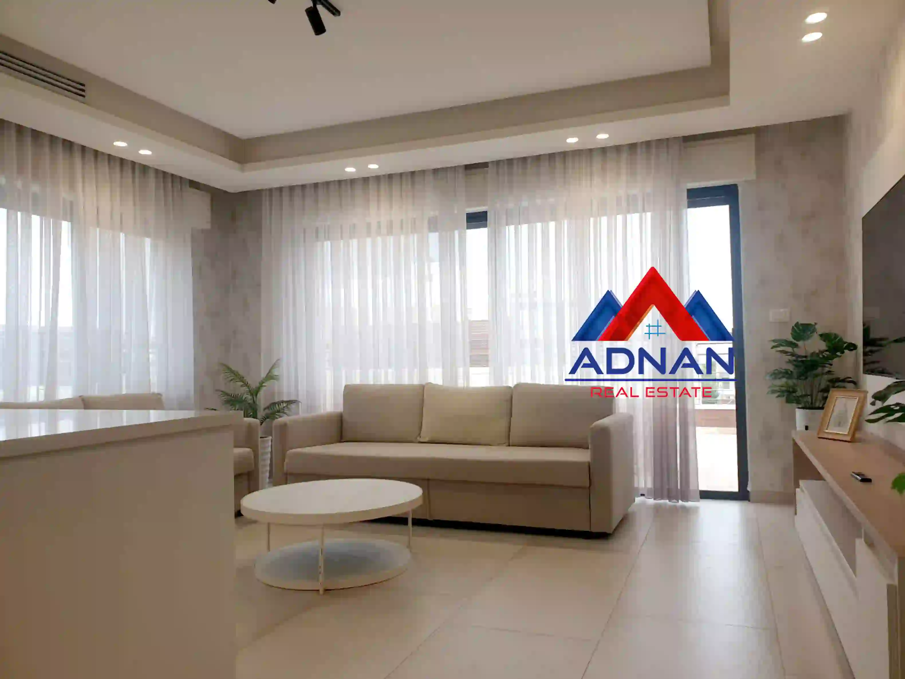 Abdoun Luxury Furnished Roof Apartment 2-Bedroom 140sqm with 130sqm Terraces West Amman View for Annual Rent 20,000 JD 2