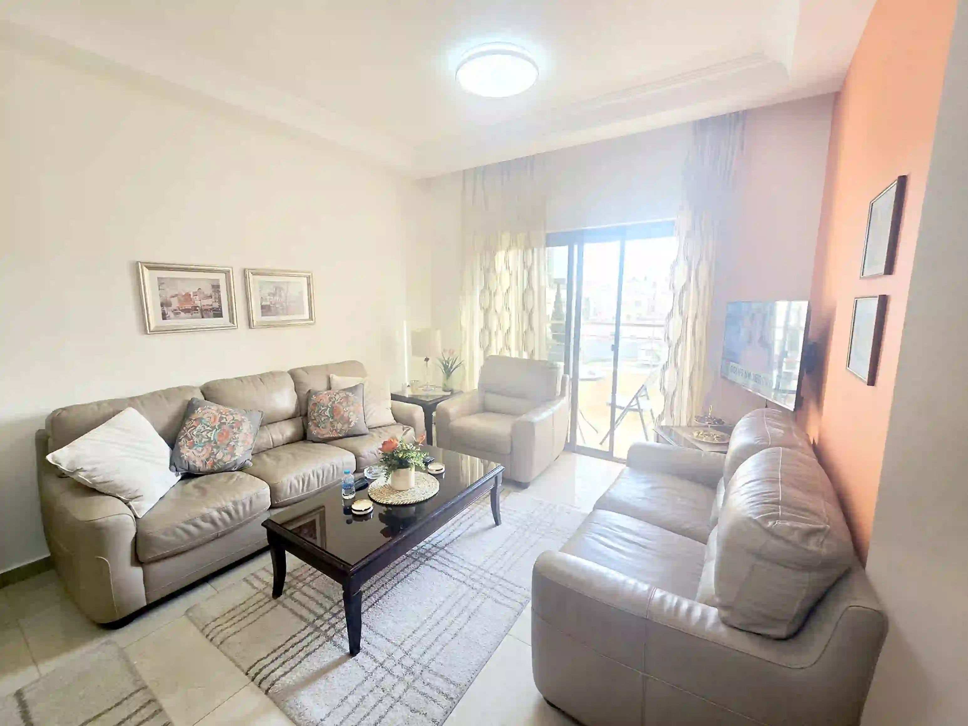 Al Rabieh Luxury Furnished 3-Bedroom Apartment for Rent Third Floor Annual 8,000 JD 2