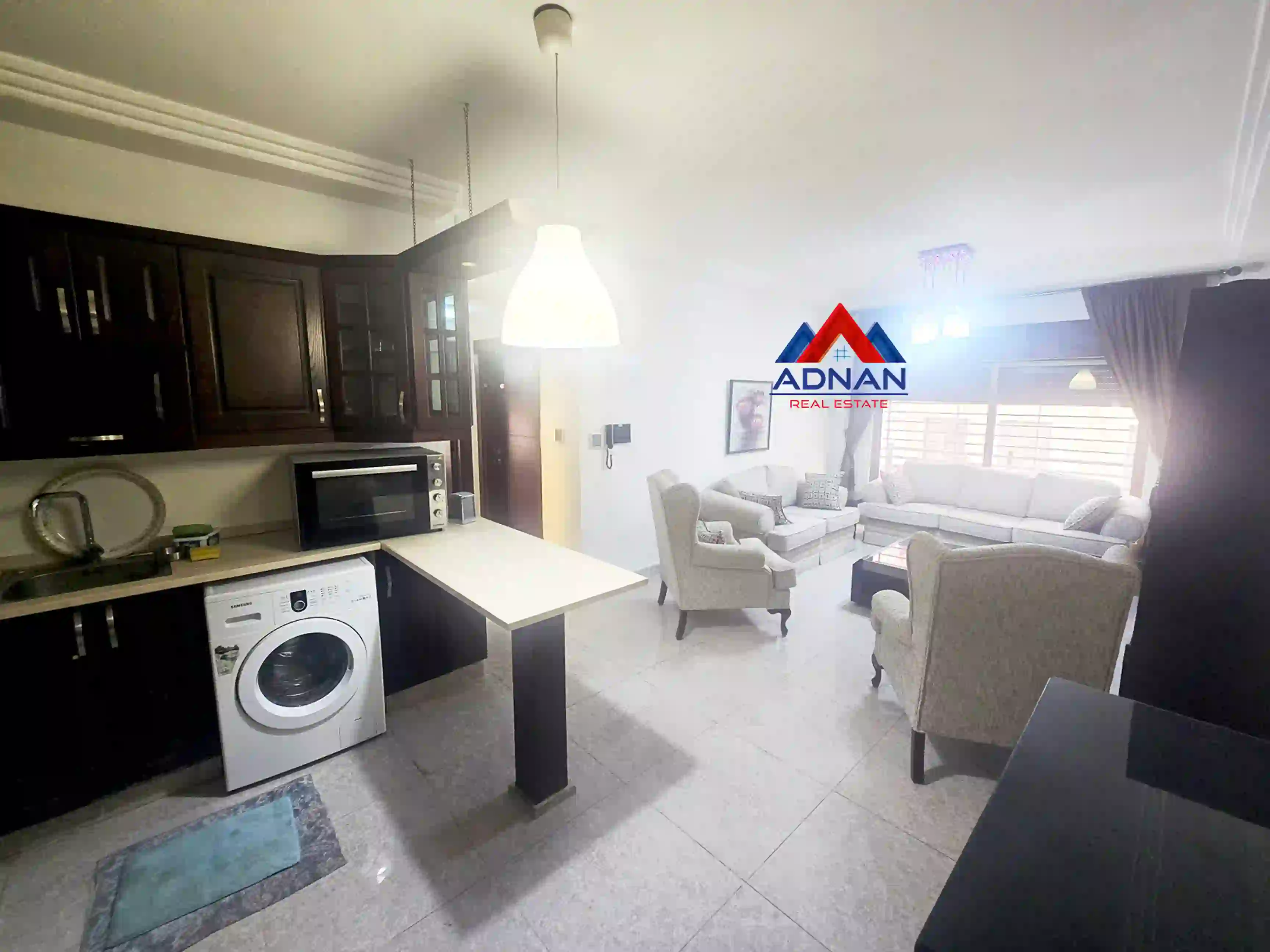Abdoun Luxury Furnished 2-Bedroom First Floor 100sqm Apartment with Central AC for Annual Rent 6,800 JD 3