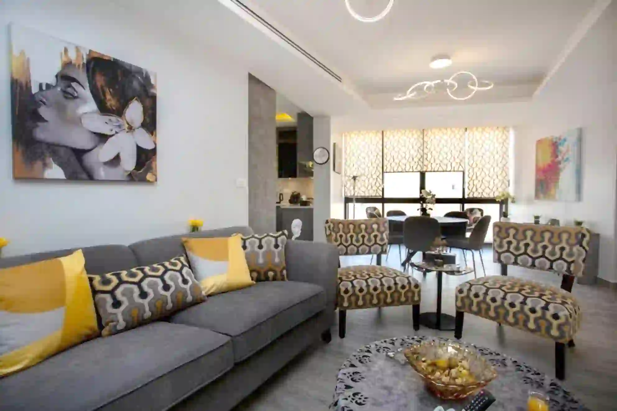 Deir Ghbar Luxury Furnished 2-Bedroom First Floor Apartment for Rent Annual 12,000 JD 3