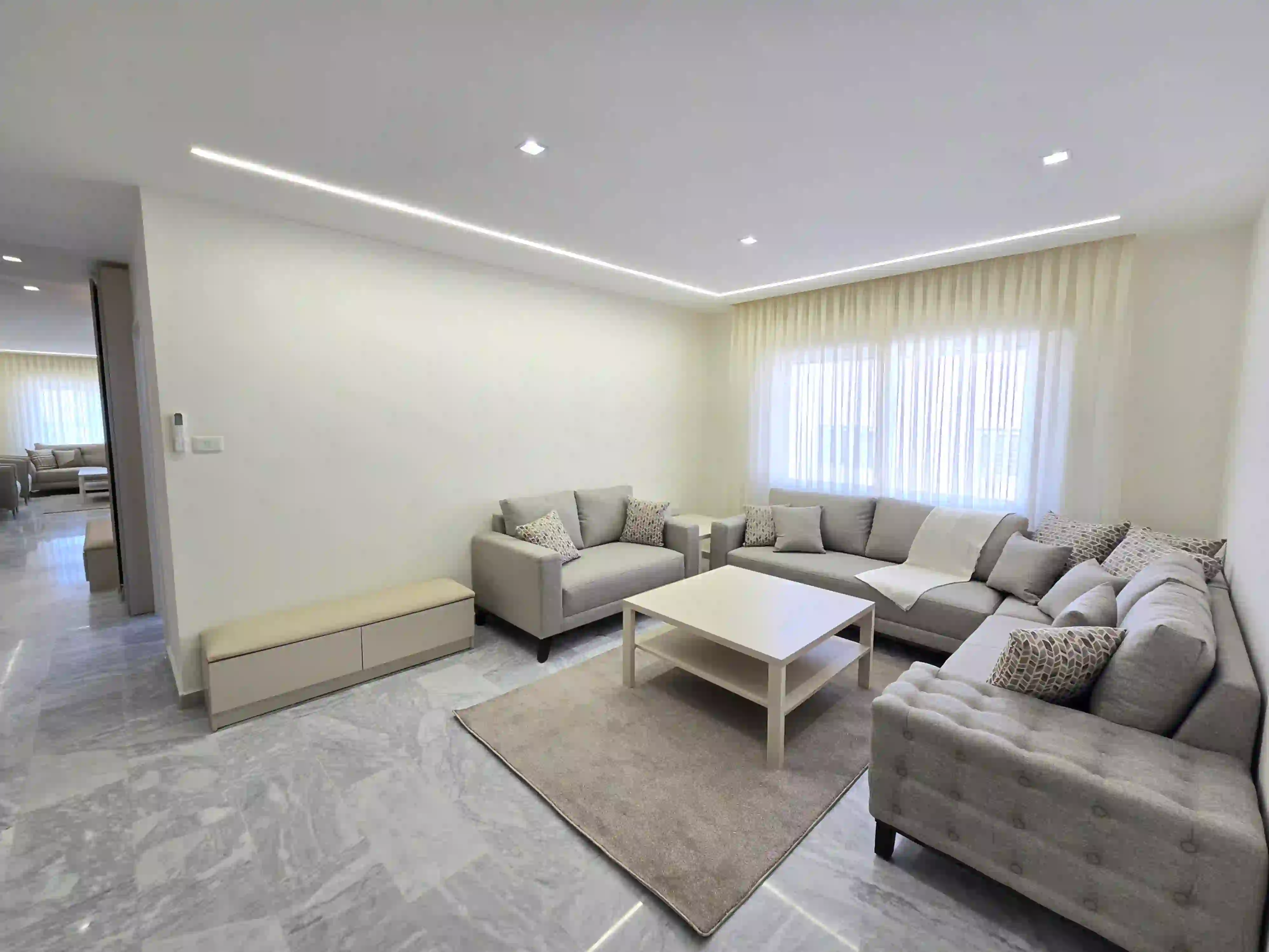 Abdoun Luxury Furnished 3-Bedroom Third Floor Apartment for Rent Annual 19,000 JD 2