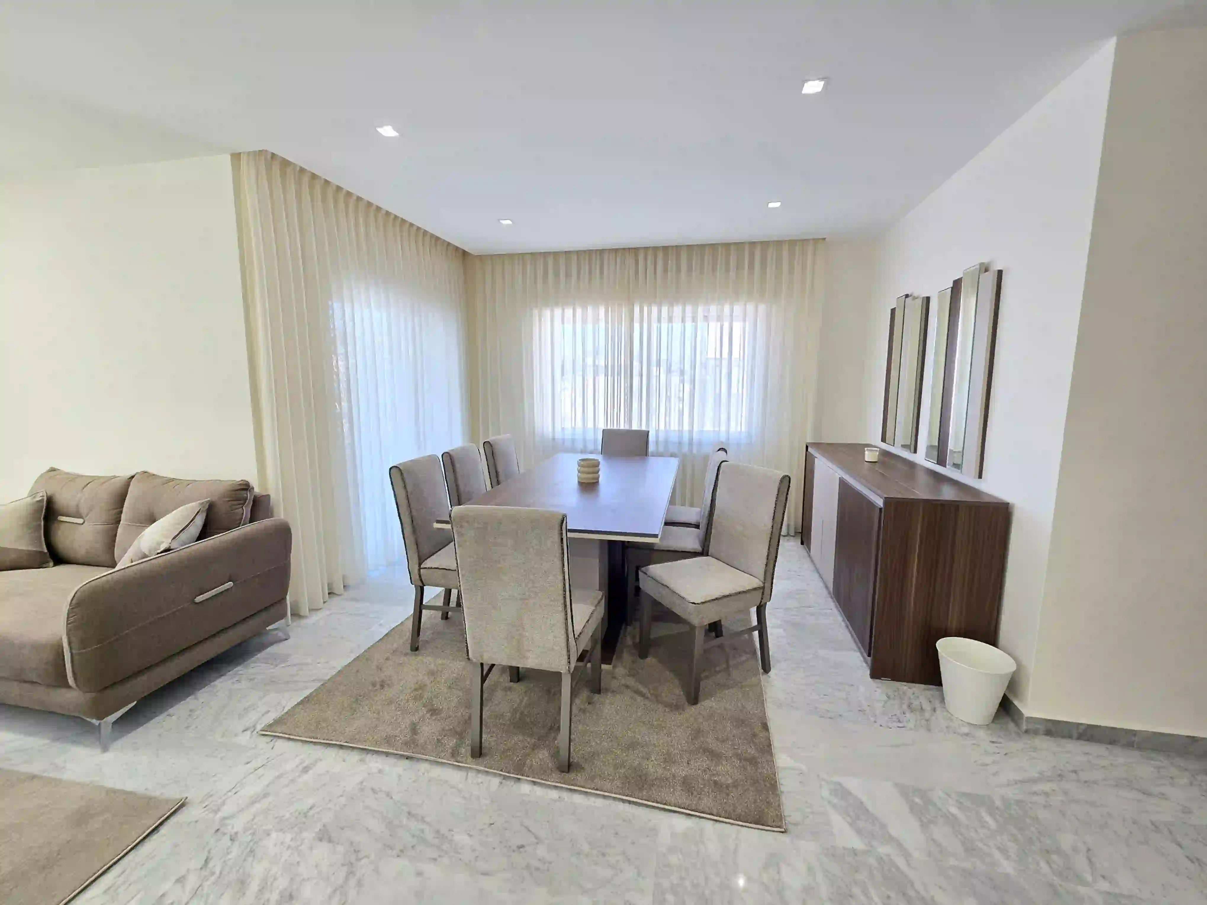 Abdoun Luxury Furnished 3-Bedroom Third Floor Apartment for Rent Annual 19,000 JD 3