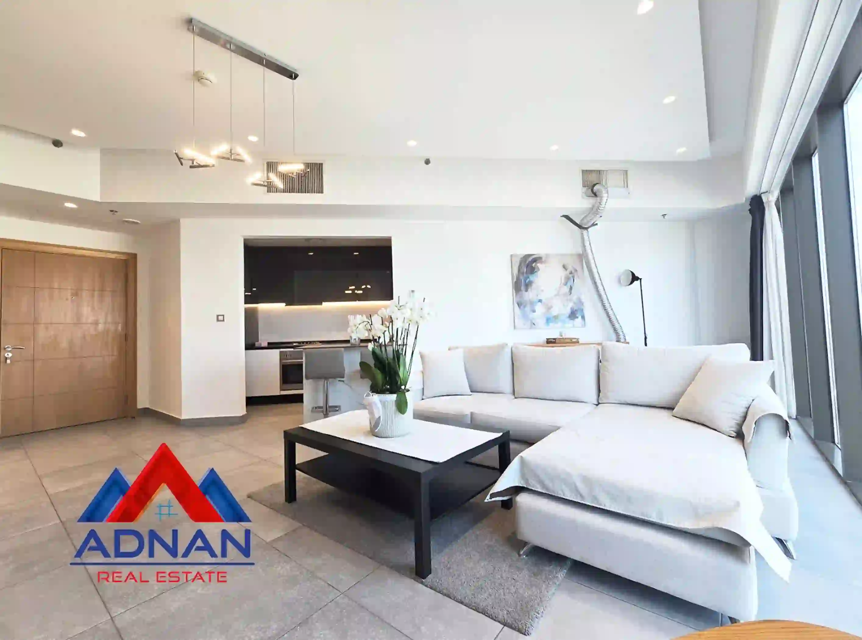 Al Abdali Luxury Furnished 1-Bedroom Apartment Panoramic View 8th Floor for Annual Rent 11,000 JD Pool & Gym Included 3