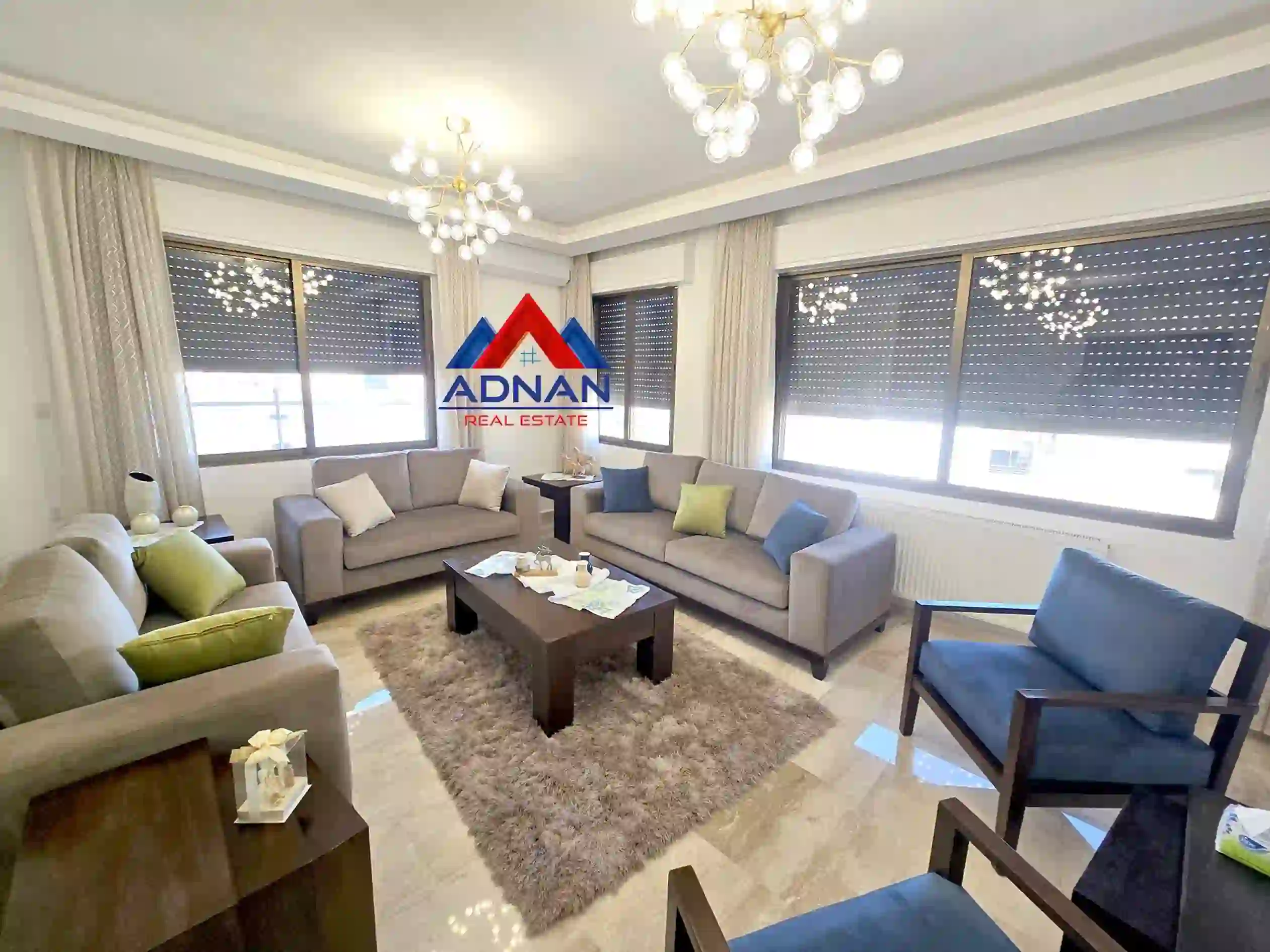 Khalda Luxury Furnished 3-Bedroom 180 sqm Third Floor Apartment for Annual Rent 12,000 JD 2